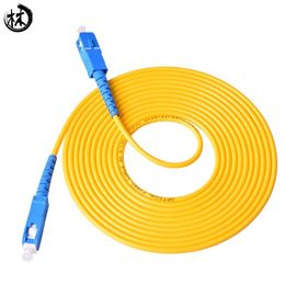 соединительные кабели волокна 10М УПК СК-СК, стабильность высокой температуры кабеля сети оптического волокна