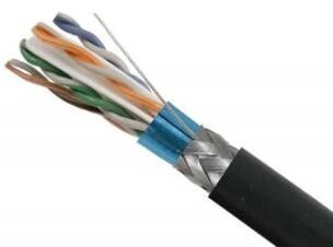 Изоляция ХДПЭ кабеля сети высокой эффективности КАТ6 для радиосвязи