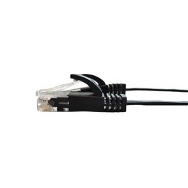 Плоским цвет кабеля РДЖ45 сети ПВК гибкого провода Кат6 Утп подгонянный соединителем