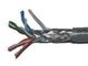 E- Яркая защищаемая медь кабеля СТП сети КАТ6 СФТП крытая чистая для кабельной системы